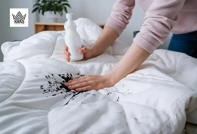 پاک کردن لکه روتختی